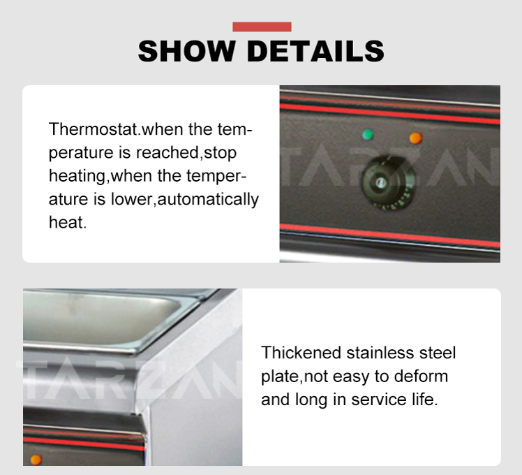 Detailed view of automatic cycling thermostat dial and thickened stainless steel casing