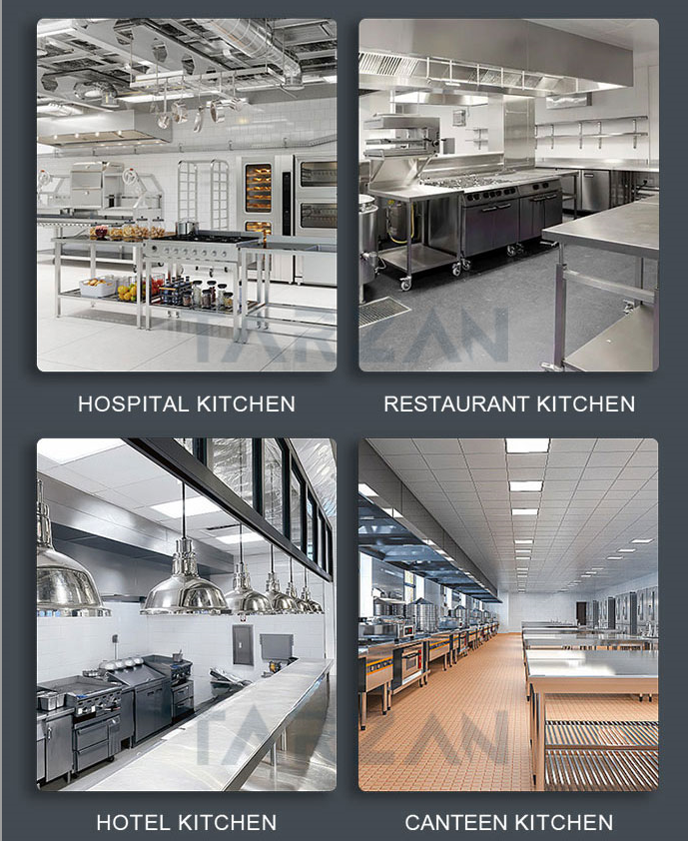 Commercial application scenarios in hospital kitchens restaurant kitchens hotel kitchens and canteens