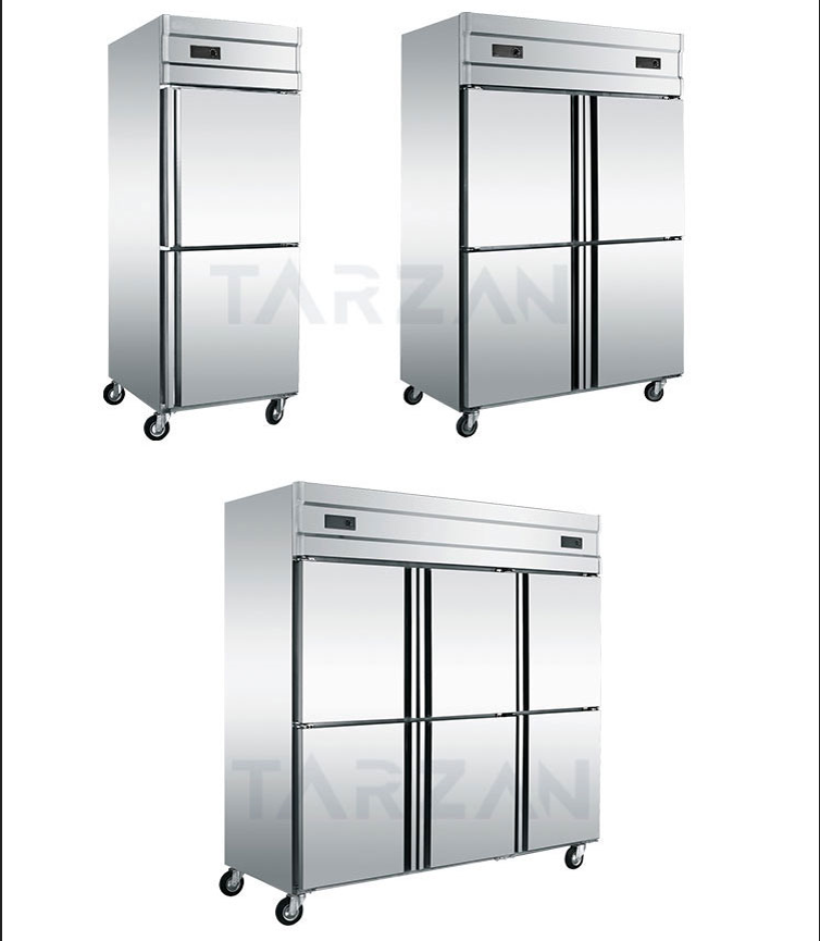Commercial refrigeration overview comparing upright reach-in and undercounter worktop freezers