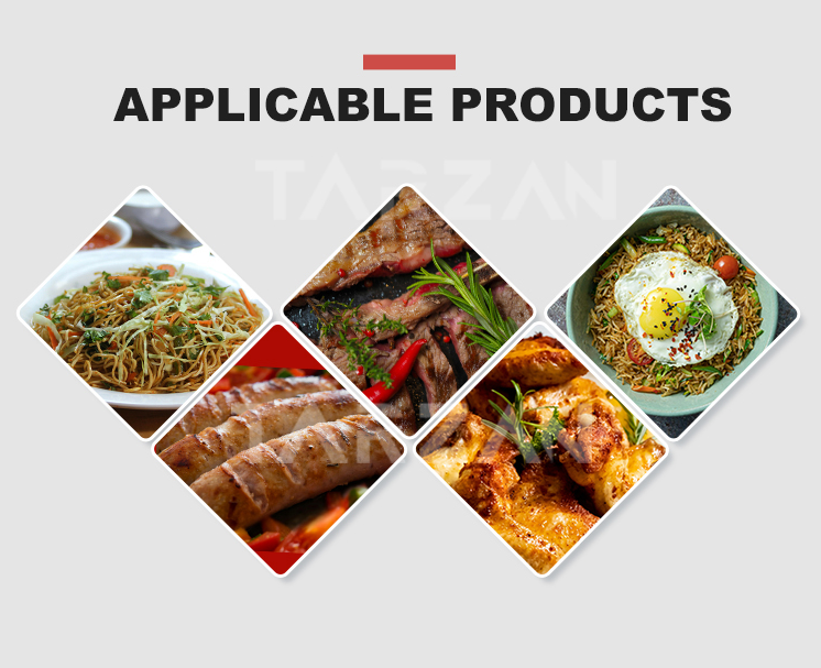 Commercial electric griddle TEG-876Z culinary applications including steak noodles sausages and fried chicken