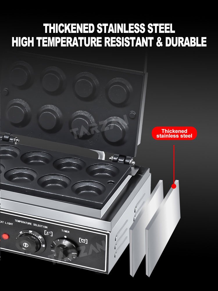 Thickened stainless steel body construction showing high temperature resistance and durability