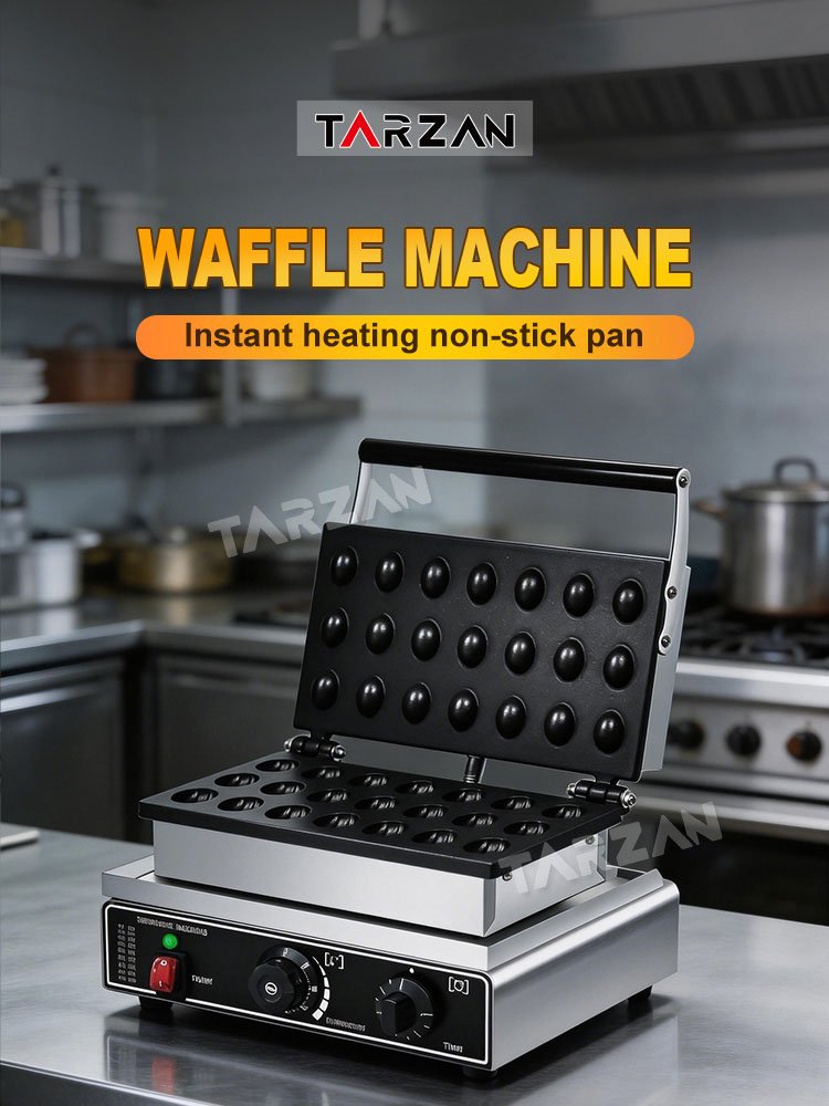 Commercial waffle maker TA-WM30 electric 30 cavity round ball waffle machine