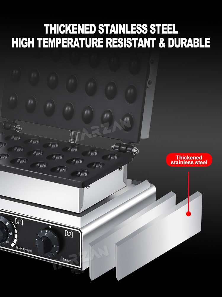 Thickened stainless steel body construction showing high heat resistance and durability