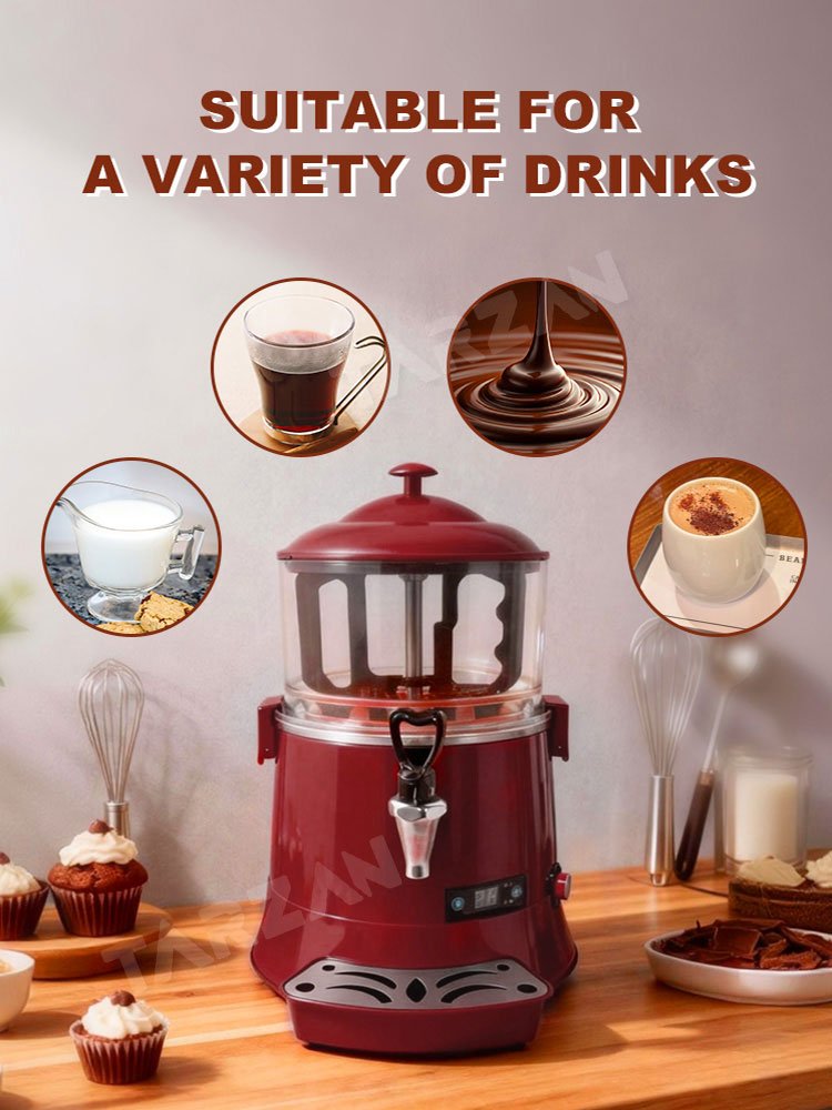Application scenarios serving hot chocolate tea warm milk and specialty coffee