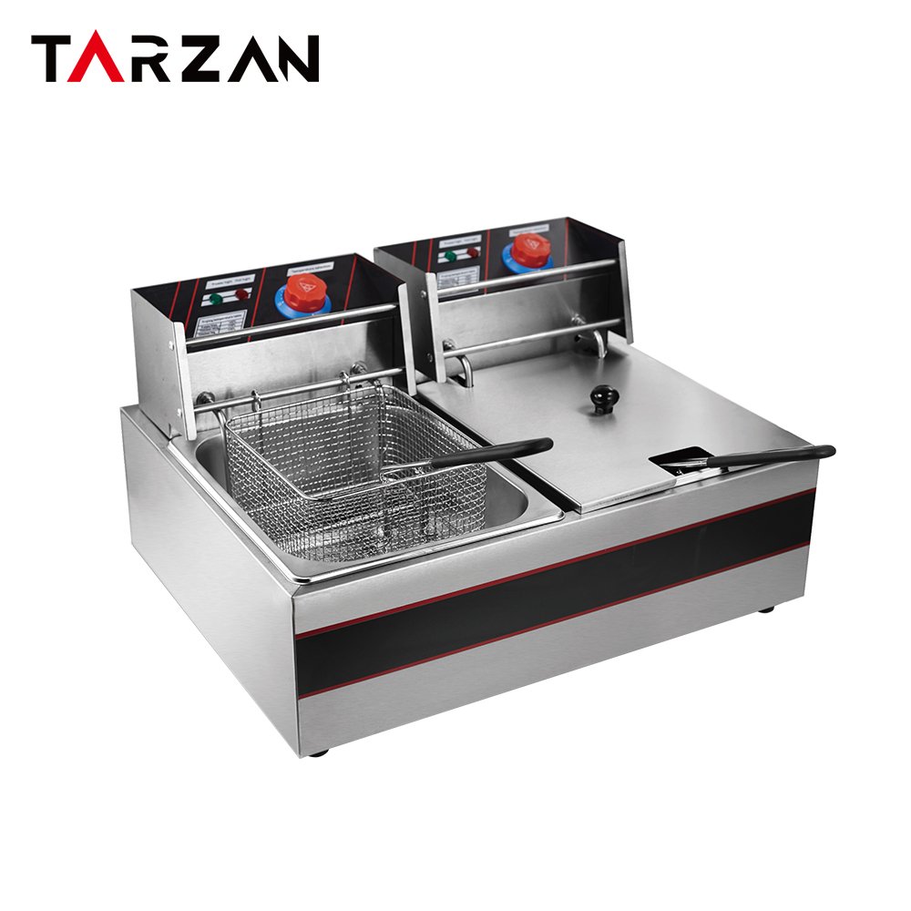 Electric Deep Fryer – 2-Tank model TEF-82A