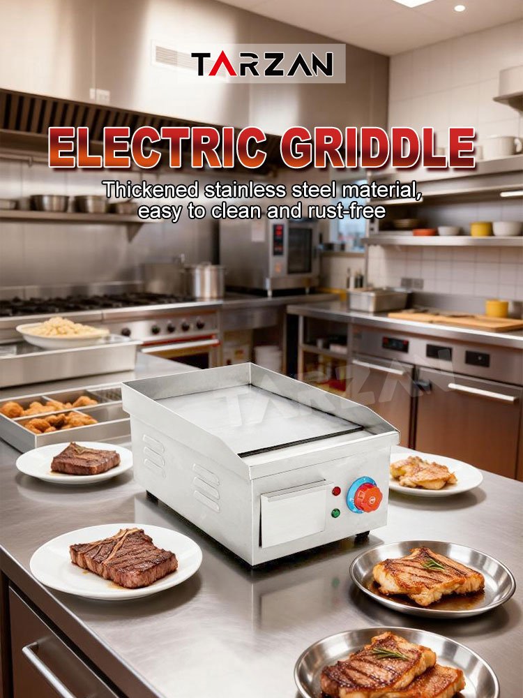 Tarzan Commercial Electric Griddle TEG-300 Countertop Flat Top Grill