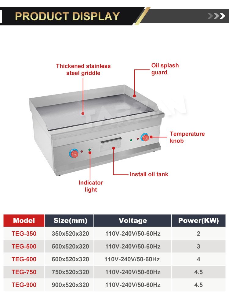 Electric Teppanyaki Griddle - Image 3