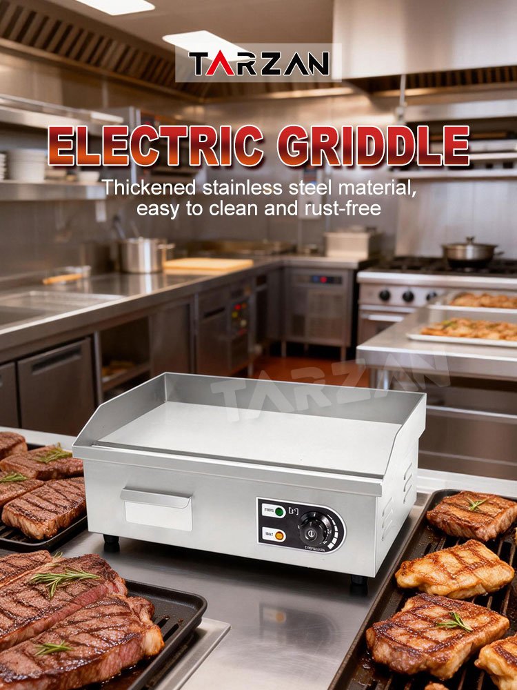 Tarzan Commercial Electric Griddle TEG-818A Countertop Flat Top Grill