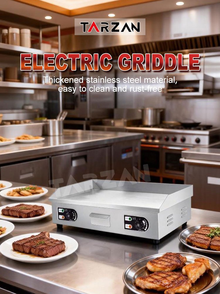 Tarzan Commercial Electric Griddle TEG-820 Countertop Flat Top Grill