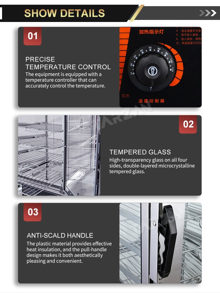 Close-up of TFW-500H 30-110C thermostat knob tempered glass and anti-scald door handle