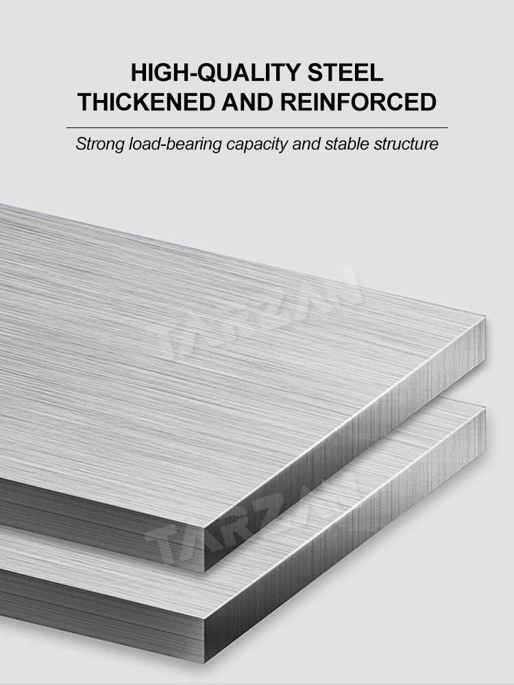 Heavy-duty thickened stainless steel chassis material and reinforced structure