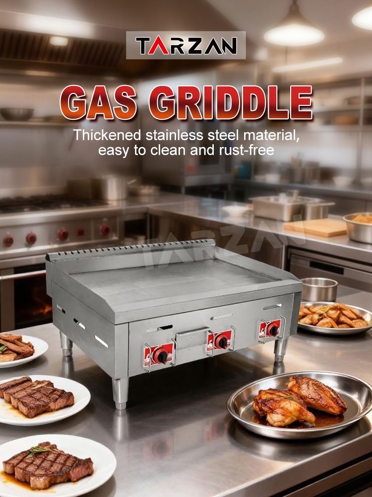 Tarzan Commercial Gas Griddle TGG-36 Countertop Flat Top Grill