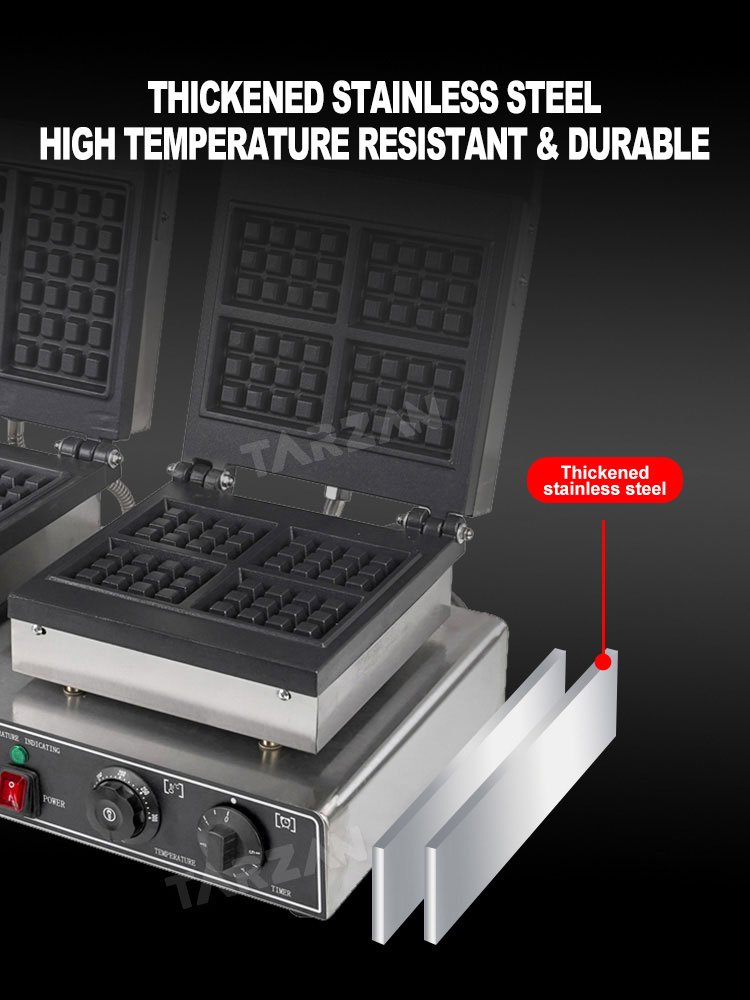 Diagram highlighting thickened high temperature resistant stainless steel chassis construction