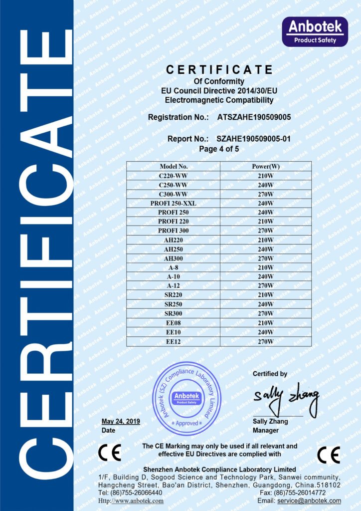 tarzan-commercial-meat-slicer-ce-certificate