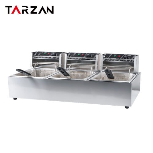 Commercial Deep Fryer TEF-83 – Triple-Tank Countertop Electric Deep Fryer product image