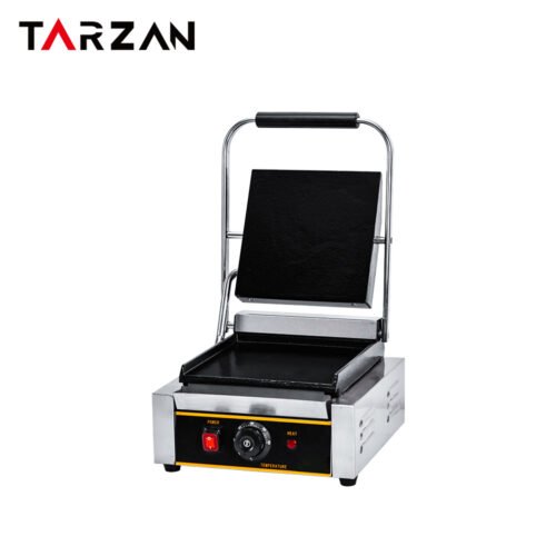Panini Grill TEG-811B – Panini Maker With Smooth Flat Top And Bottom Iron Plates product image