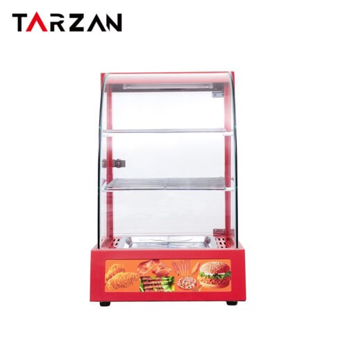 Pastry Warmer Showcase – Compact Red Pastry Warmer Showcase product image