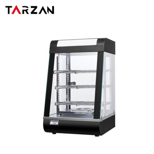 Food Warmer Showcase TFW-60-1 – Black Frame Curved Food Warmer Showcase product image