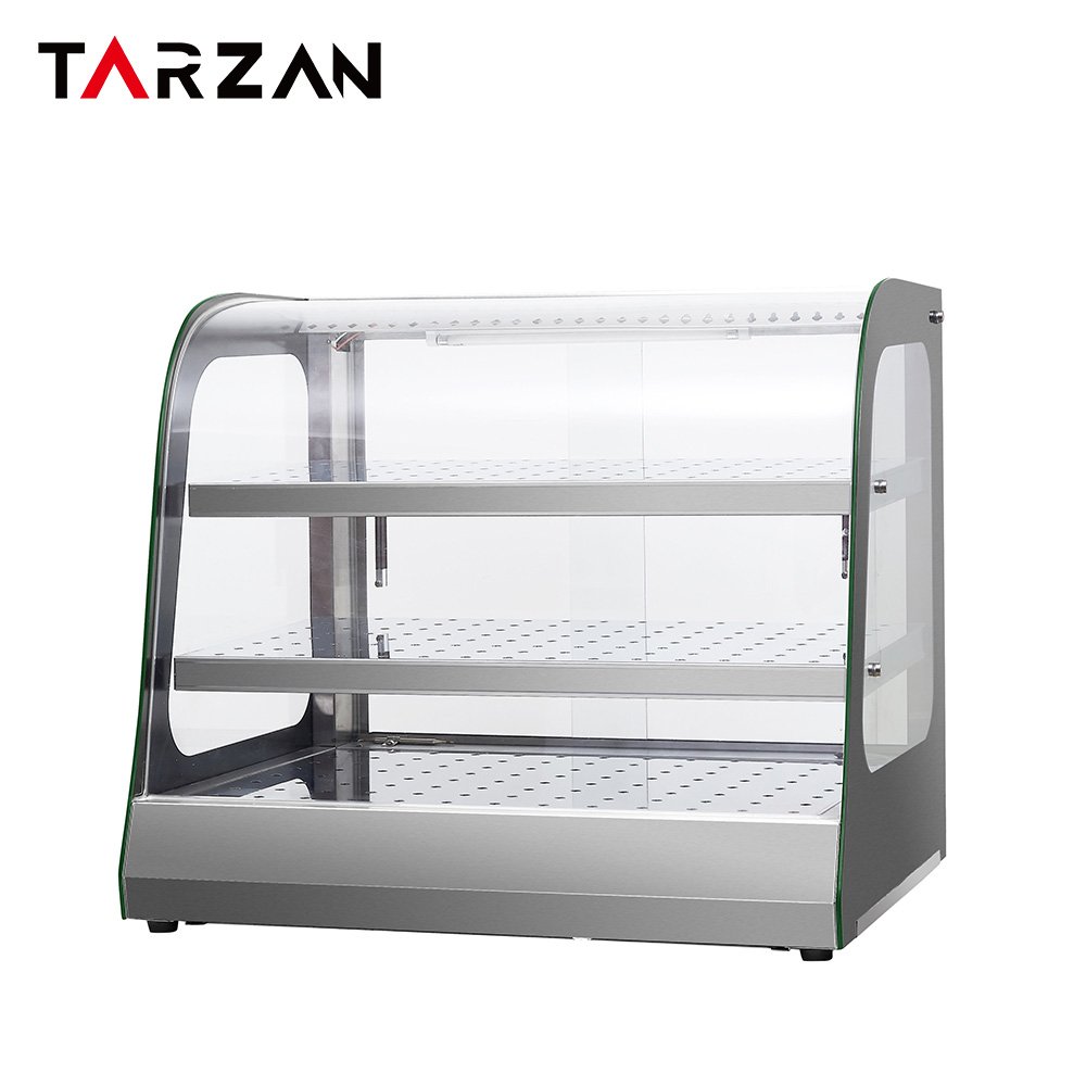 Heated Display Case TFW-802 – Curved Glass Heated Display Case product image