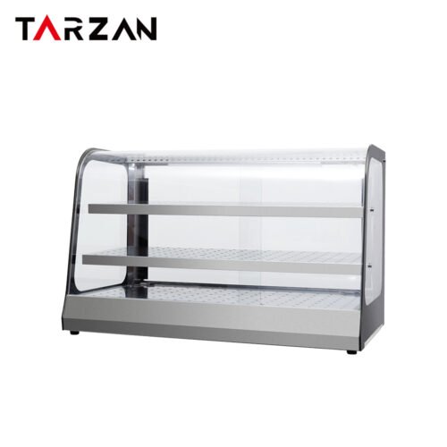 Food Warmer Showcase TFW-803 – Wide Curved Glass Food Warmer Showcase product image
