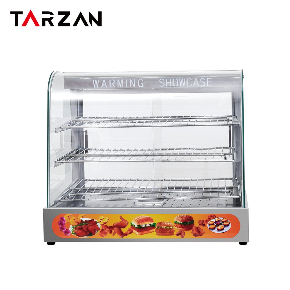 Food Warmer Showcase TFW-862 – Wide Warming Showcase 3 Shelf Display product image