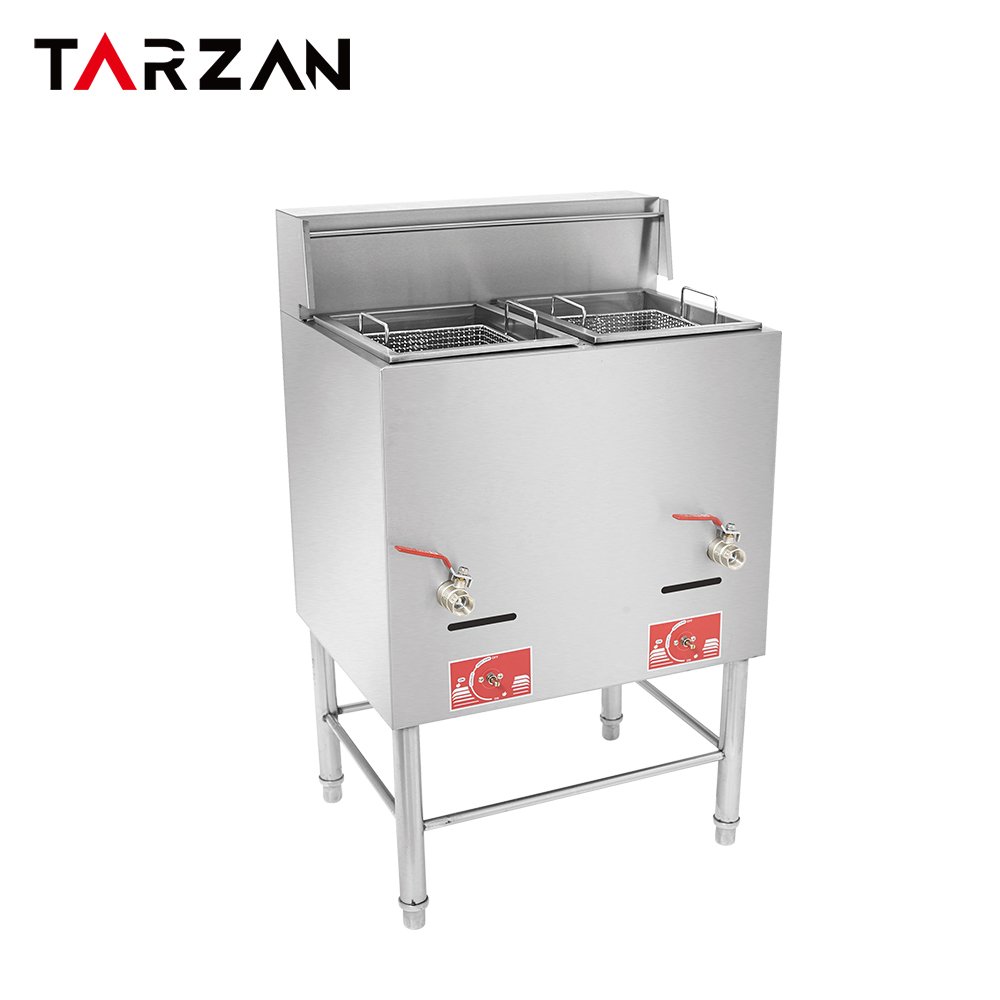 Commercial Deep Fryer TGF-7475 – Floor-Standing Twin-Tank Gas Deep Fryer product image