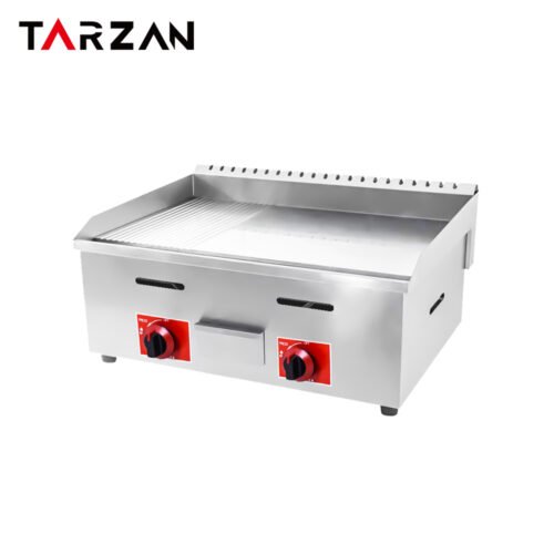 Commercial Griddle TGG-722 – Half Flat And Half Grooved Gas Griddle product image