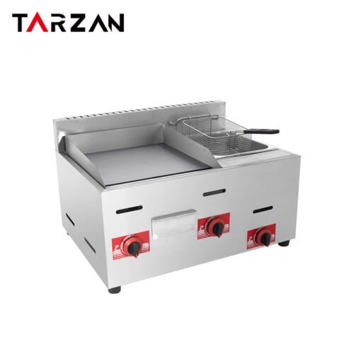Commercial Deep Fryer TGG-732733 – Gas Griddle And Deep Fryer Combo product image